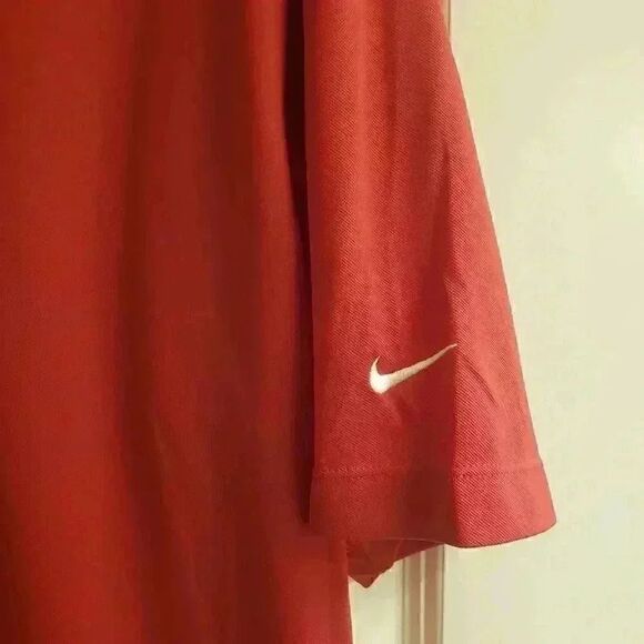 Nike Golf Men's Red Wicking Polo Shirt - Picture 8 of 12